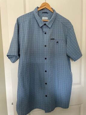 Columbia Omni Shade Short Sleeve Button-Up Shirt XL
